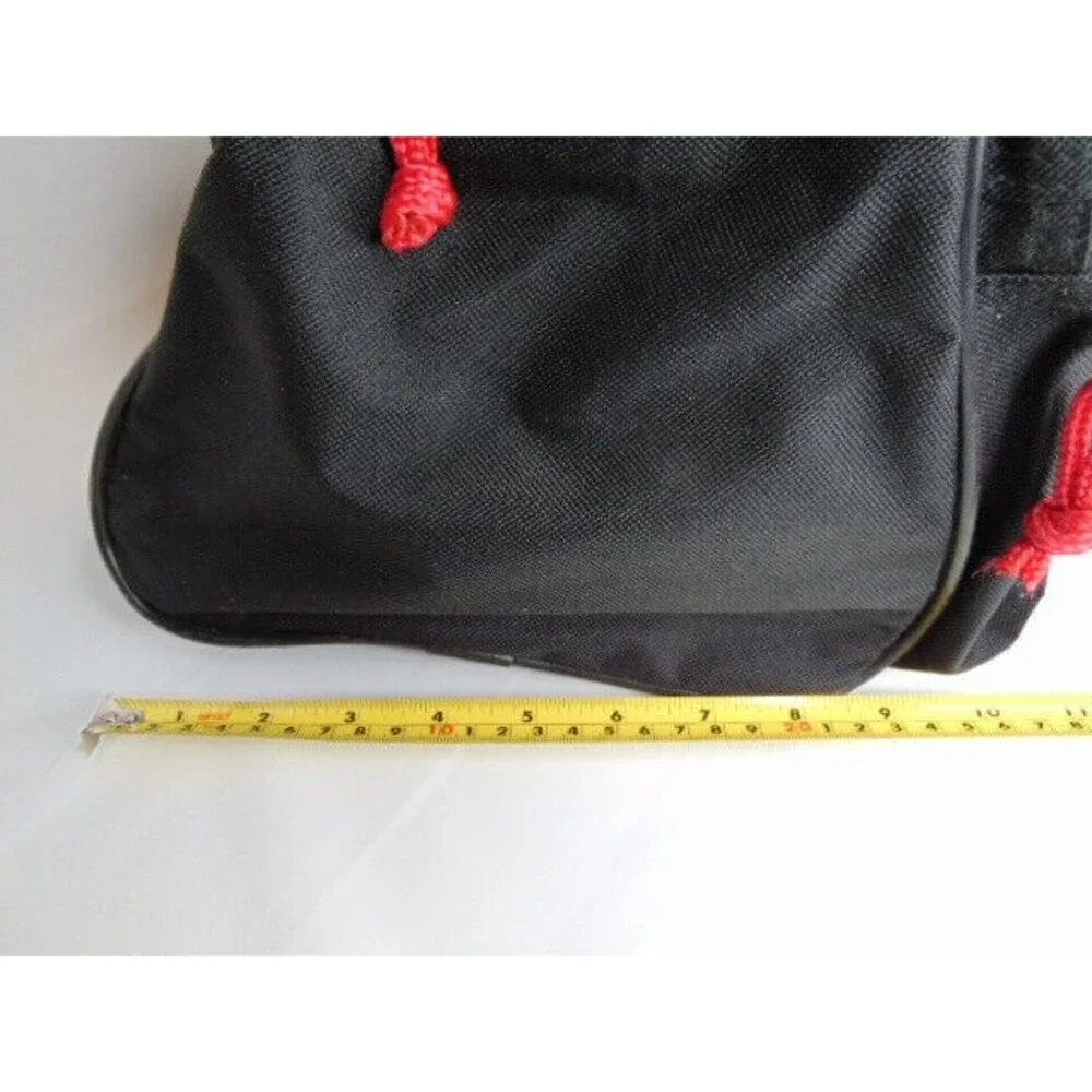 M&M Character Duffel Bag Gym Bag Red M&M Large Pockets Water Bottle Holder